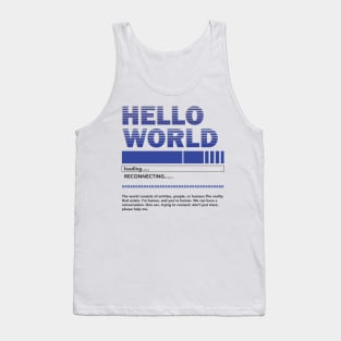 Streetwear Hello World Tank Top